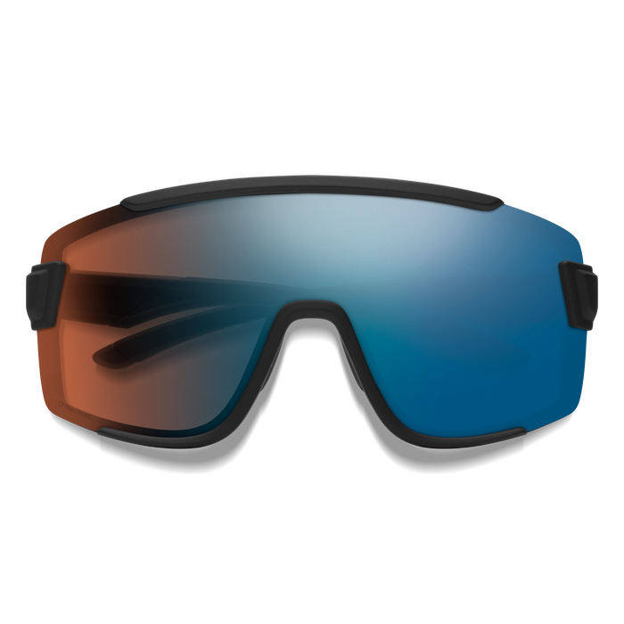 Wildcat, Matte Black + ChromaPop Glacier Photochromic Copper Blue Mirror Lens, hi-res