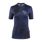 Women's MTB Jersey - Short Sleeve, French Navy Bleached, hi-res