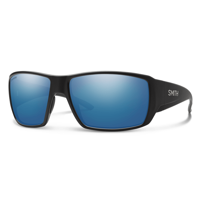 Guide's Choice, Matte Black + ChromaPop Polarized Blue Mirror Lens, hi-res