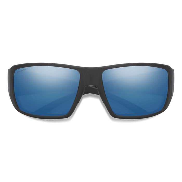 Guide's Choice, Matte Black + ChromaPop Polarized Blue Mirror Lens, hi-res