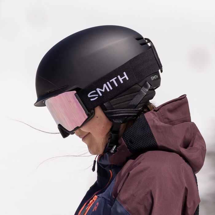 Squad MAG Low Bridge Fit, Black + ChromaPop Everyday Rose Gold Mirror Lens, hi-res