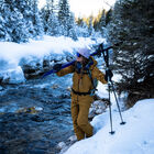 Wildcat, Matte Black + ChromaPop Glacier Photochromic Copper Blue Mirror Lens, hi-res