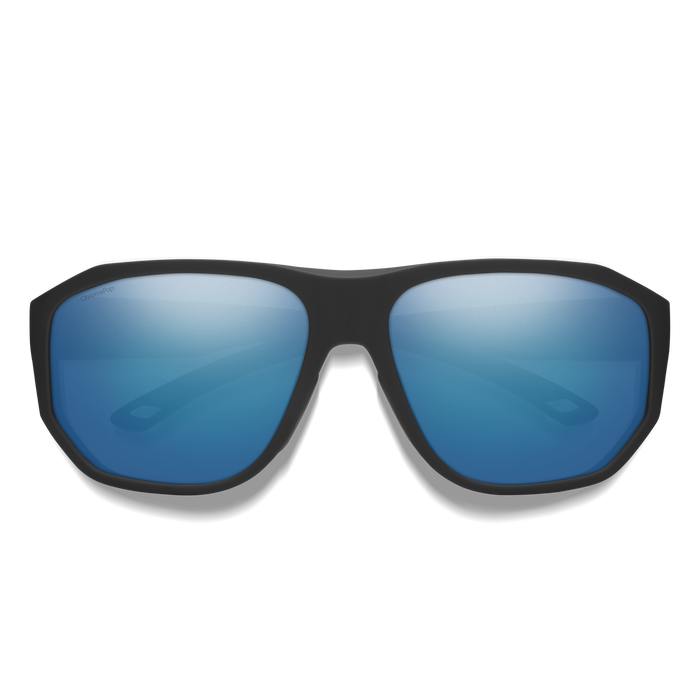 Outrigger, Matte Black + ChromaPop Glass Polarized Blue Mirror Lens, hi-res