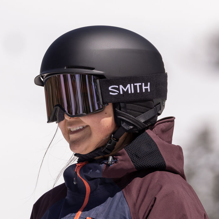 Squad MAG Low Bridge Fit, Black + ChromaPop Everyday Rose Gold Mirror Lens, hi-res