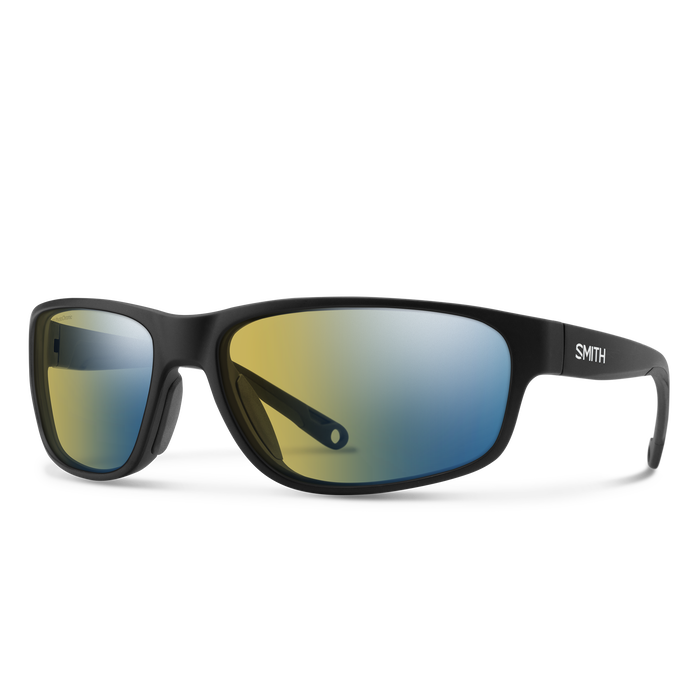Redding 2, Matte Black + ChromaPop Glass Polarchromic Yellow Blue Mirror Lens, hi-res