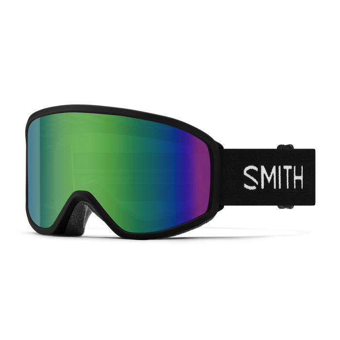 Reason OTG Low Bridge Fit, Black + Green Sol-X Mirror Lens, hi-res