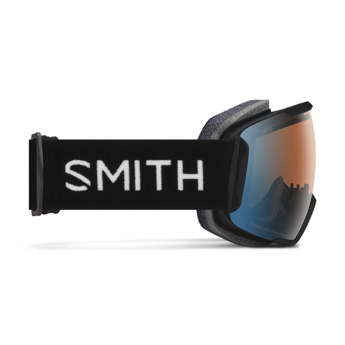 Sequence OTG Low Bridge Fit, Black + ChromaPop™ Pro Photochromic Blue Mirror Lens, hi-res