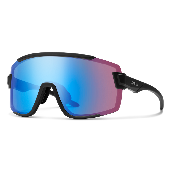 Wildcat, Matte Black + ChromaPop Low Light Rose Blue Mirror, hi-res