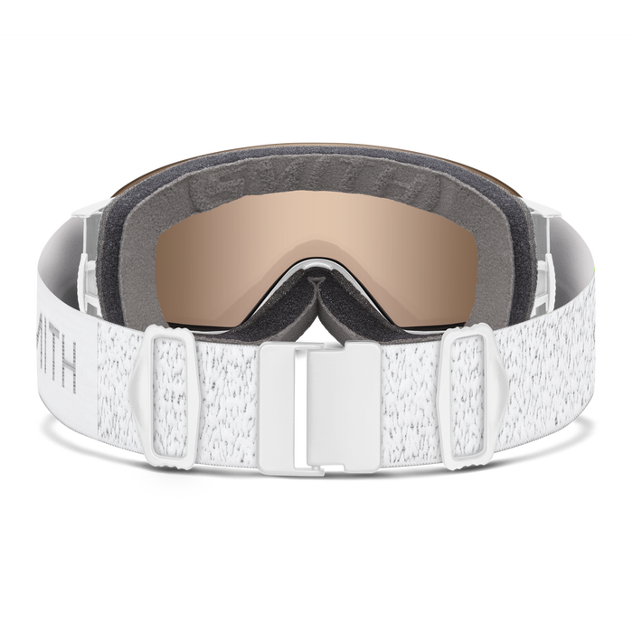 I/O MAG S, White Chunky Knit + ChromaPop™ Pro Photochromic Gold Mirror Lens, hi-res