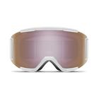 Squad Low Bridge Fit, White Vapor + ChromaPop™ Everyday Rose Gold Mirror Lens, hi-res
