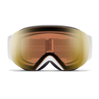 I/O MAG S, White Chunky Knit + ChromaPop™ Pro Photochromic Gold Mirror Lens, hi-res