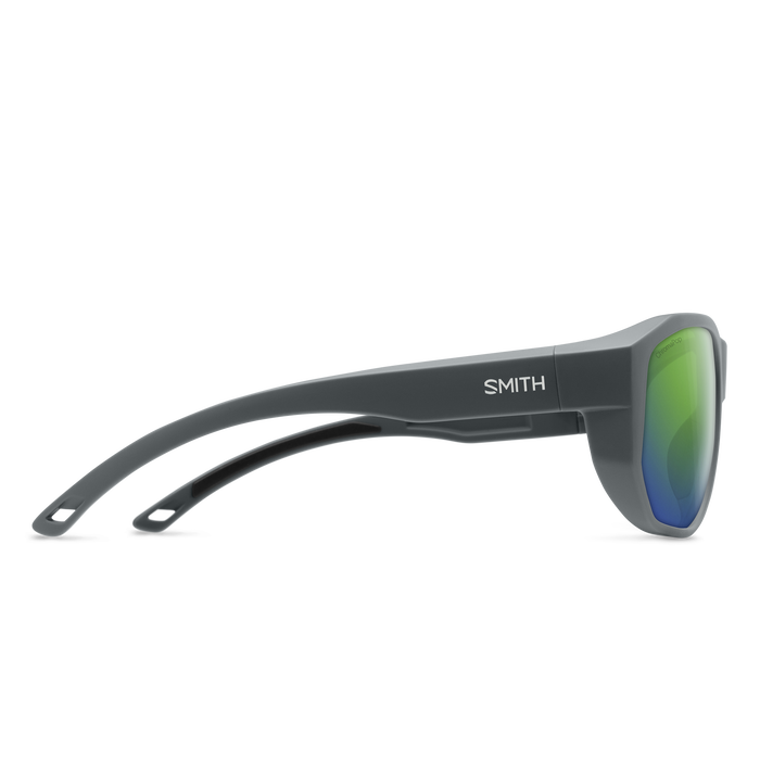 Outrigger, Matte Slate + ChromaPop Polarized Green Mirror Lens, hi-res