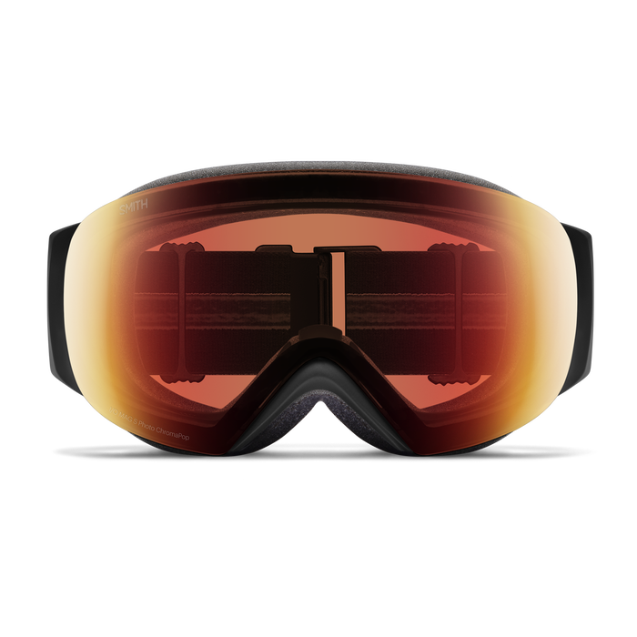 I/O MAG S Low Bridge Fit, Black + ChromaPop™ Pro Photochromic Red Mirror Lens, hi-res