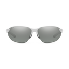 Parallel 2, Matte White + Polarized Platinum Mirror Lens, hi-res