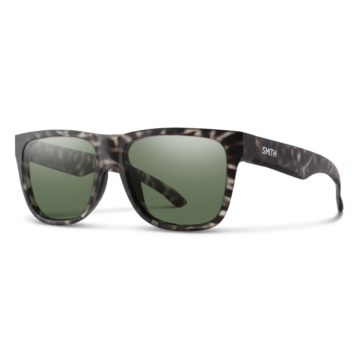 Lowdown 2, Matte Gray Tortoise + ChromaPop Polarized Gray Green Lens, hi-res