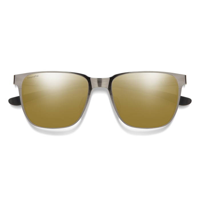 Lowdown Metal, Brushed Gunmetal + ChromaPop Polarized Bronze Mirror Lens, hi-res