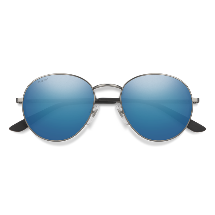 Prep, Matte Gunmetal + Polarized Blue Mirror Lens, hi-res