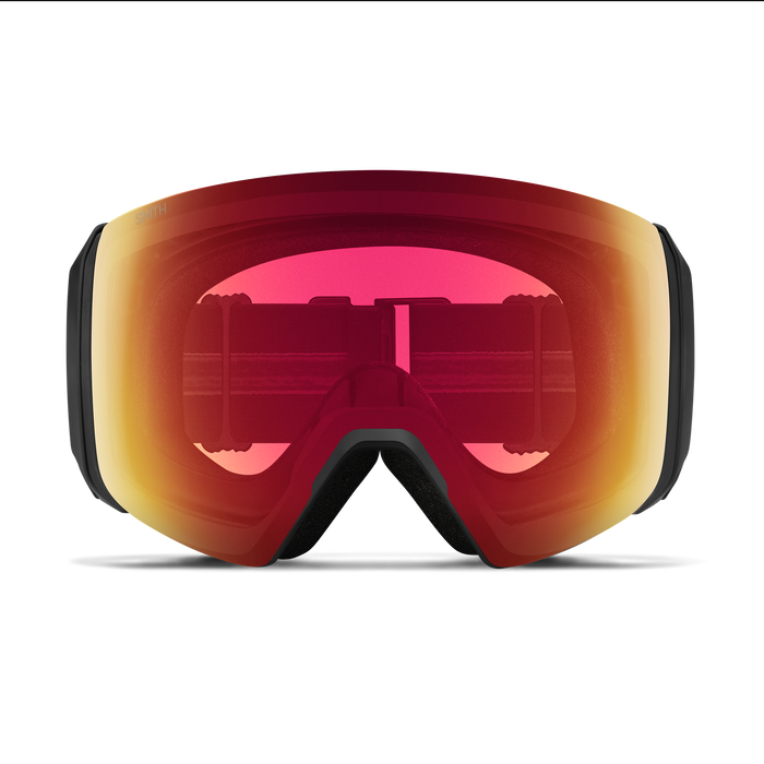 4D MAG XL Low Bridge Fit, Black + ChromaPop™ Photochromic Red Mirror Lens, hi-res