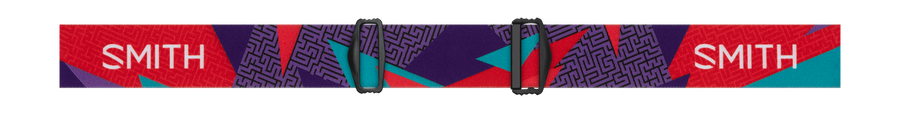 Squad S, Crimson A-Maze-Zing + ChromaPop™ Everyday Red Mirror Lens, strap
