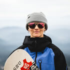 Venture, Matte Gold Dust + ChromaPop™ Glacier Photochromic Rose Gold Mirror Lens, hi-res
