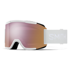 Squad Low Bridge Fit, White Vapor + ChromaPop™ Everyday Rose Gold Mirror Lens, hi-res