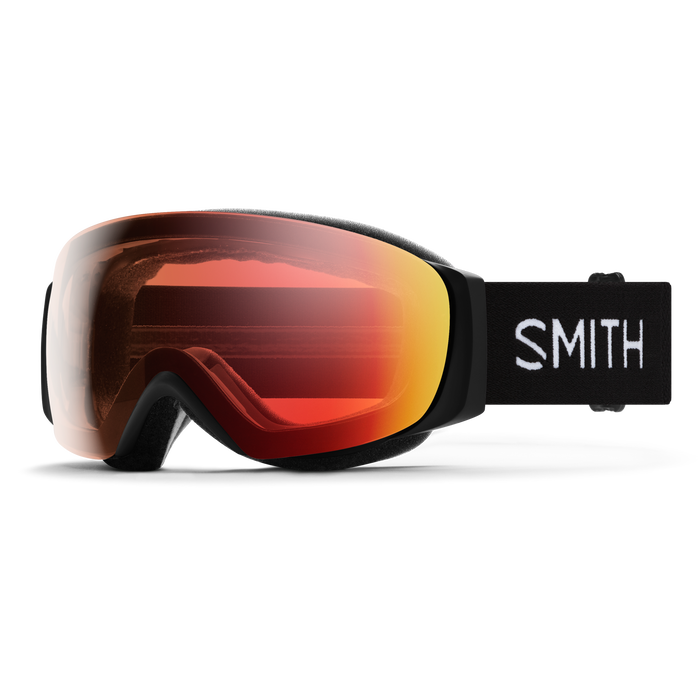 I/O MAG S Low Bridge Fit, Black + ChromaPop™ Pro Photochromic Red Mirror Lens, hi-res