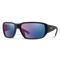Hookset, Matte Black + ChromaPop™ Glass Polarchromic Rose Lens Blue Mirror, hi-res