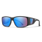 Monroe Peak, Matte Black + ChromaPop Low Light Rose Blue Mirror Lens, hi-res