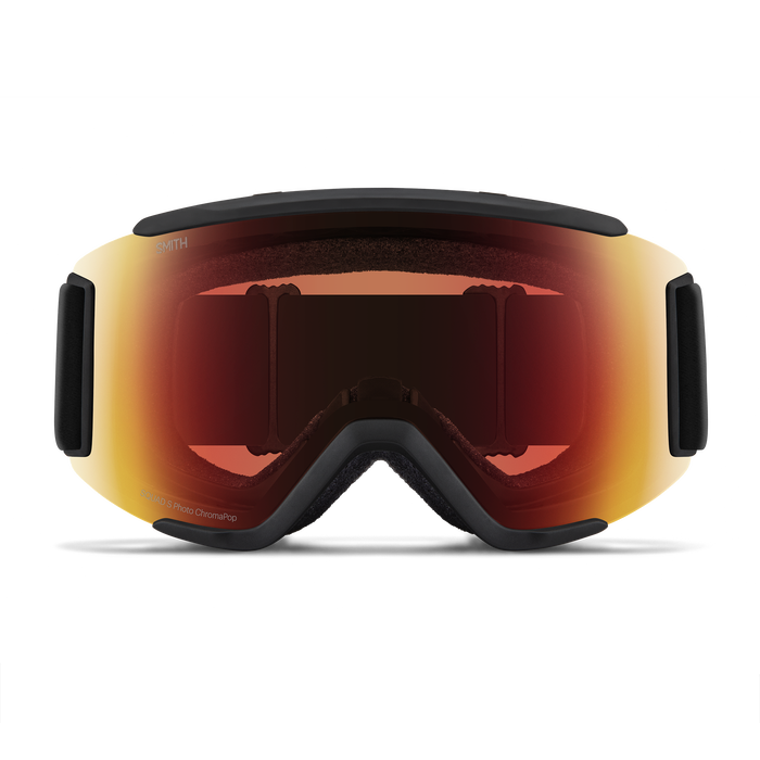 Squad S Low Bridge Fit, Black + ChromaPop™ Pro Photochromic Red Mirror Lens, hi-res