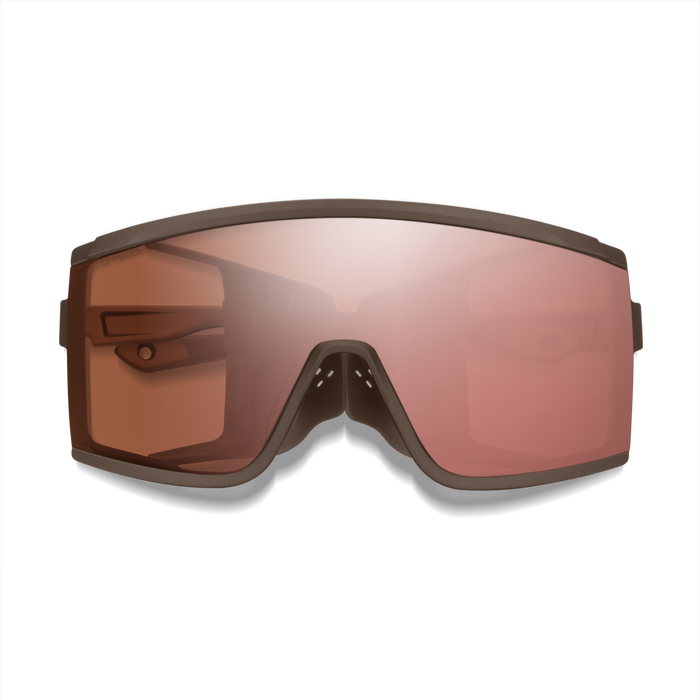Pursuit, Matte Gold Dust + ChromaPop Glacier Photochromic Rose Gold Mirror Lens, hi-res