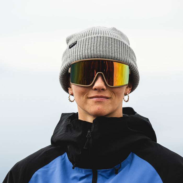 Pursuit, Matte Gold Dust + ChromaPop Glacier Photochromic Rose Gold Mirror Lens, hi-res