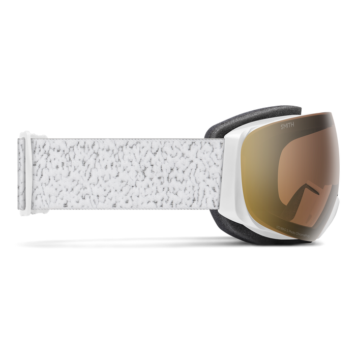 I/O MAG S, White Chunky Knit + ChromaPop™ Pro Photochromic Gold Mirror Lens, hi-res