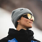 Venture, Matte Gold Dust + ChromaPop™ Glacier Photochromic Rose Gold Mirror Lens, hi-res