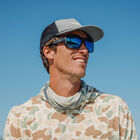 Outrigger, Matte Black + ChromaPop Glass Polarized Blue Mirror Lens, hi-res