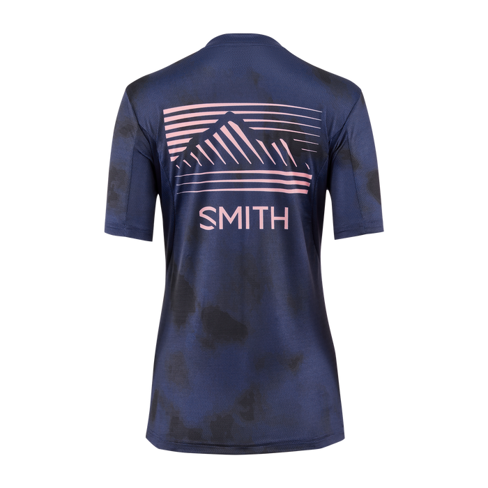 Women's MTB Jersey - Short Sleeve, French Navy Bleached, hi-res