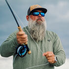 Guide's Choice XL, Matte Black + ChromaPop Glass PolarChromic Yellow Blue Mirror Lens, hi-res