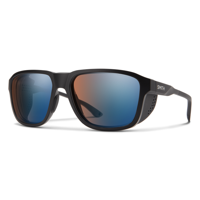 Embark, Matte Black + ChromaPop Glacier Photochromic Copper Blue Mirror Lens, hi-res