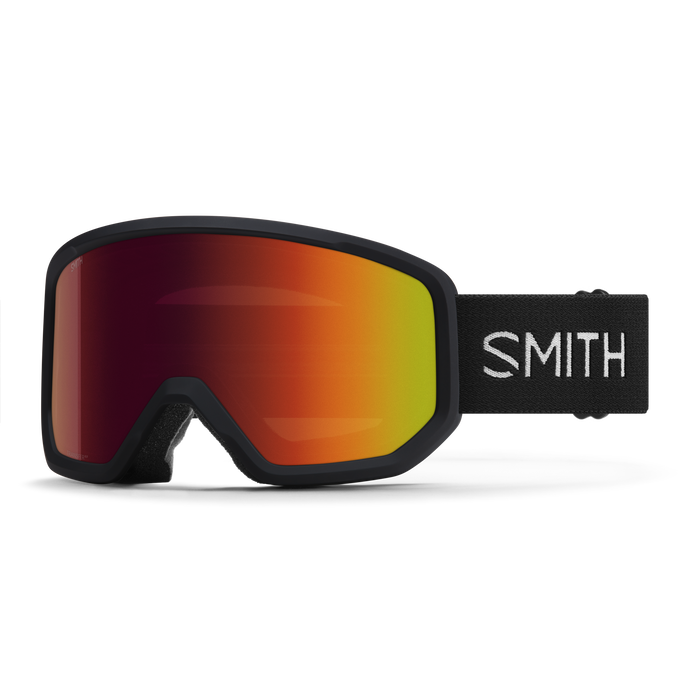Transfer Low Bridge Fit, Black + Red Sol-X Mirror Lens, hi-res