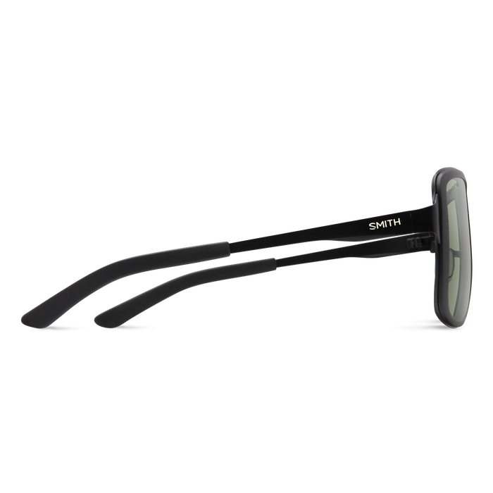Aveline, Matte Black + ChromaPop Polarized Gray Green Lens, hi-res