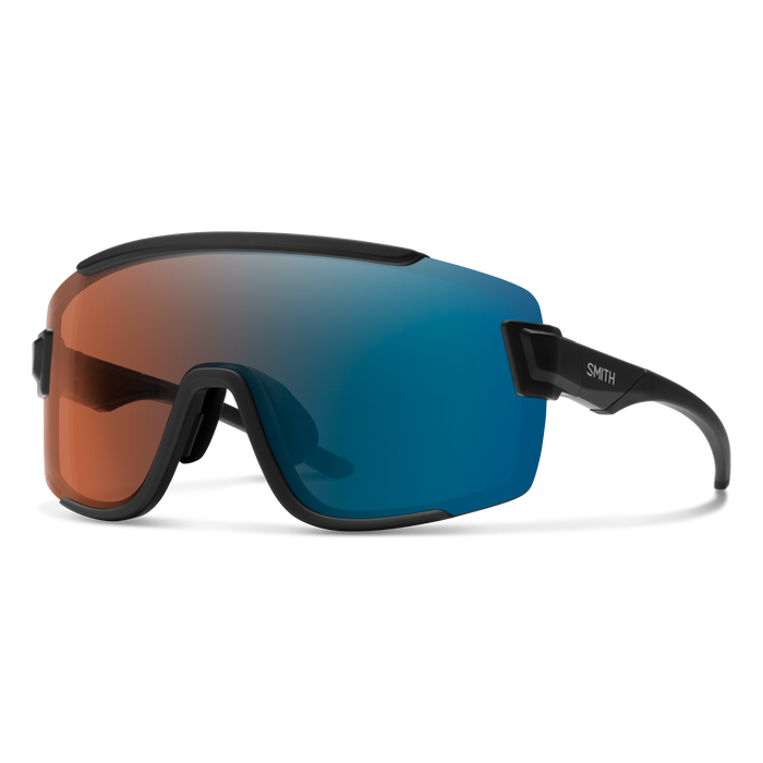 Wildcat, Matte Black + ChromaPop Glacier Photochromic Copper Blue Mirror Lens, hi-res