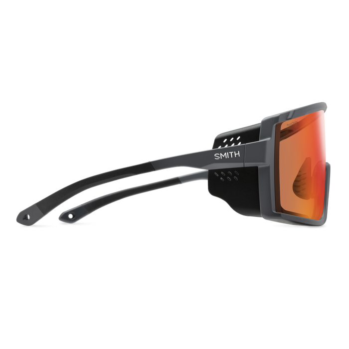 Pursuit, Matte Slate + ChromaPop Glacier Photochromic Copper Red Mirror Lens, hi-res