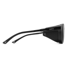 Venture, Matte Black + ChromaPop™ Glass Polarized Black Lens, hi-res