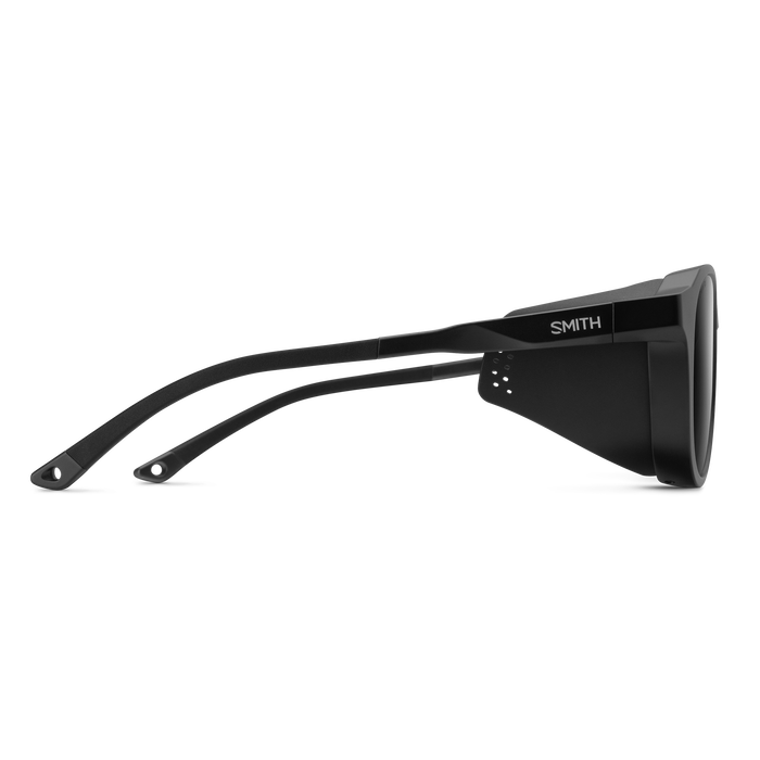 Venture, Matte Black + ChromaPop™ Glass Polarized Black Lens, hi-res