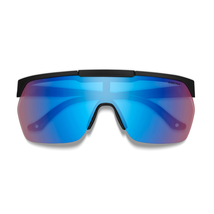 XC, Matte Black + ChromaPop Low Light Rose Gold Blue Mirror Lens, hi-res