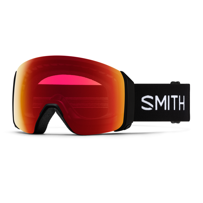 4D MAG XL Low Bridge Fit, Black + ChromaPop™ Photochromic Red Mirror Lens, hi-res
