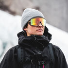 Pursuit, Matte Gold Dust + ChromaPop Glacier Photochromic Rose Gold Mirror Lens, hi-res