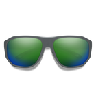 Outrigger, Matte Slate + ChromaPop Polarized Green Mirror Lens, hi-res