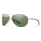 Serpico 2, Matte Gold + ChromaPop Polarized Gray Green Lens, hi-res