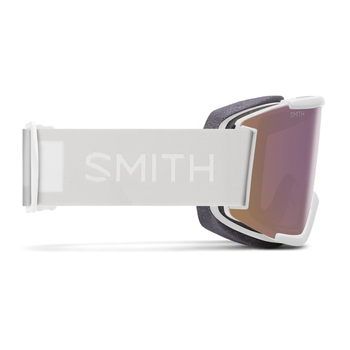 Squad Low Bridge Fit, White Vapor + ChromaPop™ Everyday Rose Gold Mirror Lens, hi-res